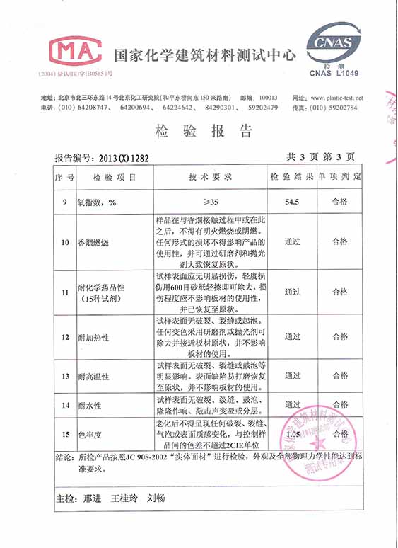 Wanshi Jichun Yakeli Test Report 3